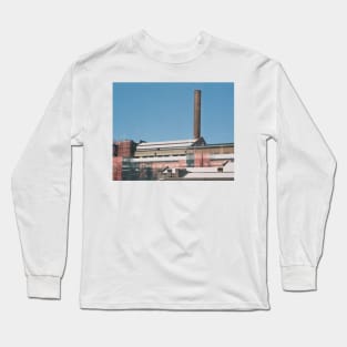 Rozelle Power Plant Nostalgia: Vintage Industrial Artwork Long Sleeve T-Shirt